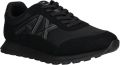 Armani Exchange Sneaker DROP MICROSUEDE+MESH+CALF PU - Zwart