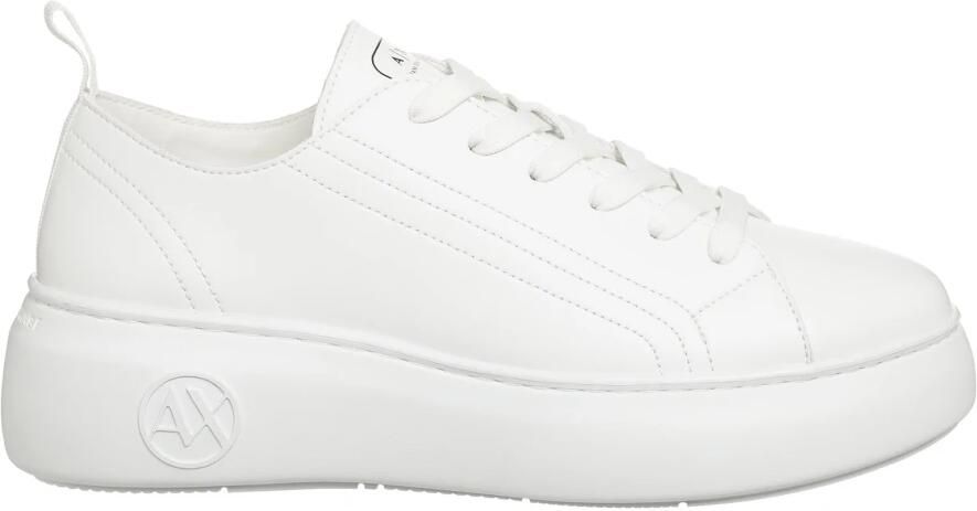 Armani Exchange Witte Sneakers voor Dames met Rubberen Zool Wit Dames - Foto 4