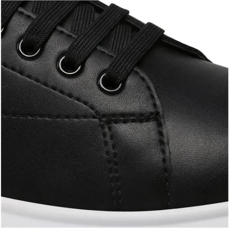 Armani Exchange Blauwe Leren Sportieve Sneakers met Rubberen Zool Blue Heren - Foto 8