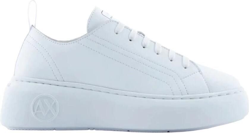 Armani Exchange Witte Sneakers voor Dames met Rubberen Zool Wit Dames - Foto 6