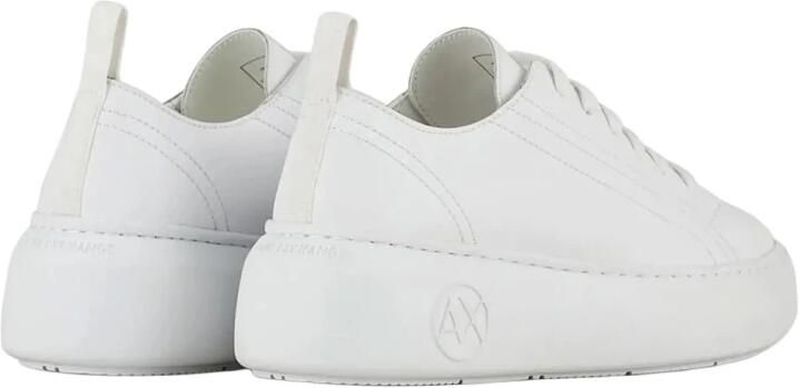 Armani Exchange Witte Sneakers voor Dames met Rubberen Zool Wit Dames - Foto 9