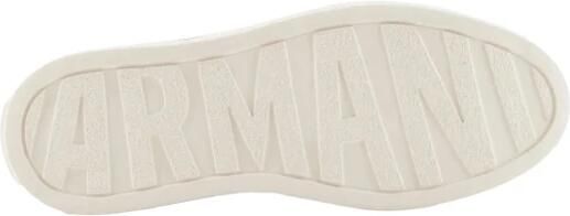 Armani Exchange Witte leren logo sneakers White Heren - Foto 3