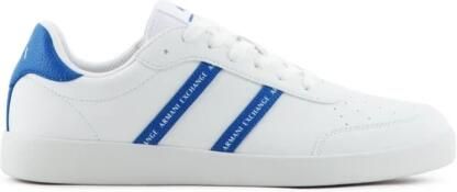 Armani Exchange Witte Sneakers met Blauwe Details White Heren - Foto 3