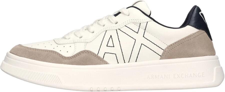 Emporio Armani Sneakers met suède inzetstukken Multicolor Heren