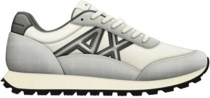 Armani Exchange Sneakers met contrasterend logo