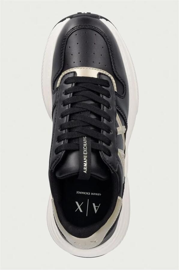 Armani Exchange Sneakers met metallic details en rubberen zool - Foto 10