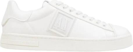 Armani Exchange Sportieve Slip-On Sneakers met Veters