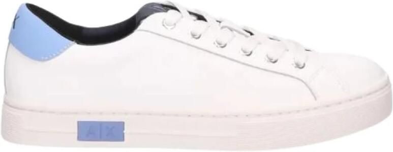 Armani Exchange Elegante witte veterschoenen voor dames White