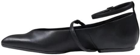Armani Exchange Zwarte Leren Instappers Black Dames - Foto 4