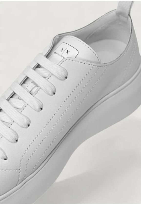 Armani Exchange Witte Sneakers voor Dames met Rubberen Zool Wit Dames - Foto 5