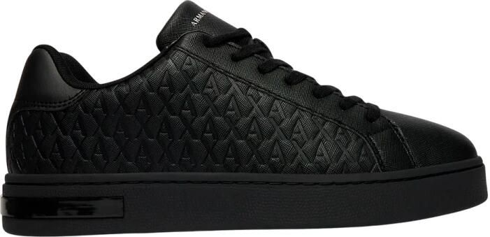 Armani Exchange sneakers met vetersluiting en logomotief - Foto 2