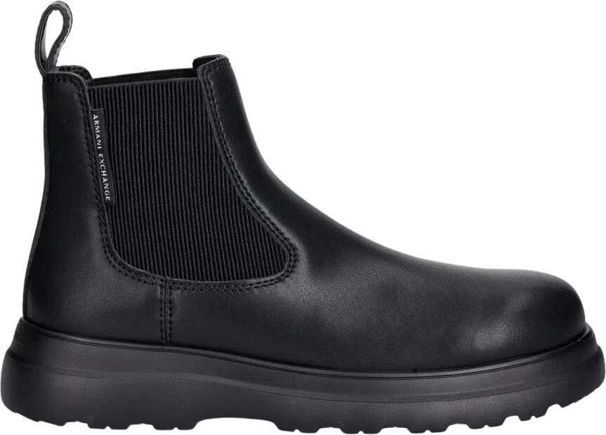 Armani Exchange chelsea boots van leermix model 'LEA'