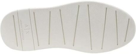 Armani Exchange Zwarte Leren Sneakers Vetersluiting Stijl Black Heren - Foto 6