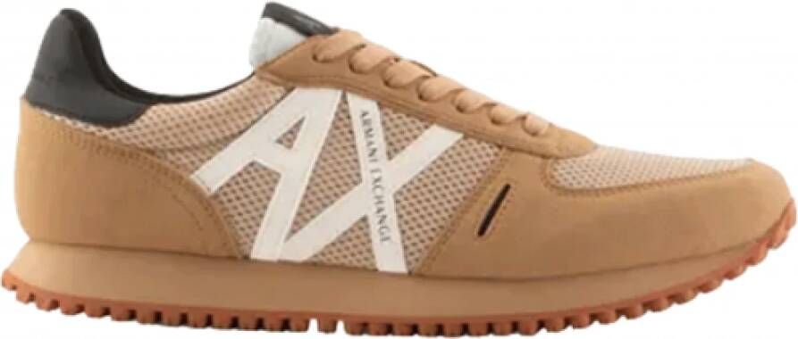 Armani Exchange Basket homme beige Xux169 Beige Heren