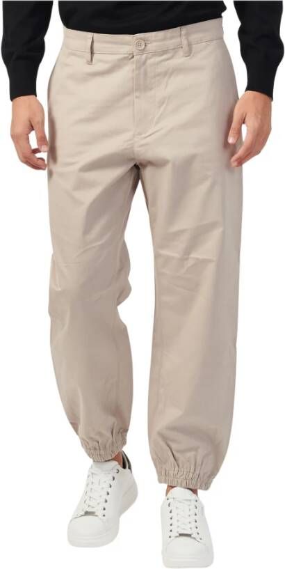 Ar i Exchange Beige Joggers met Elastische Boord