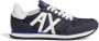 Armani Exchange Zwarte en witte hardloopschoenen Xux017 Xcc68 K489 Black Heren - Thumbnail 9
