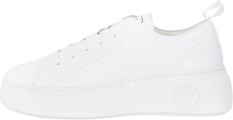 Armani Exchange Witte Sneakers voor Dames met Rubberen Zool Wit Dames - Foto 7