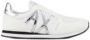 Armani Exchange Sneaker met contrastgarnering in metallic - Thumbnail 1