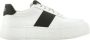 Armani Exchange Elegante Damessneakers met Zwarte Accenten White Dames - Thumbnail 1