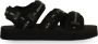 Armani Exchange Flat Sandals Black Heren - Thumbnail 1