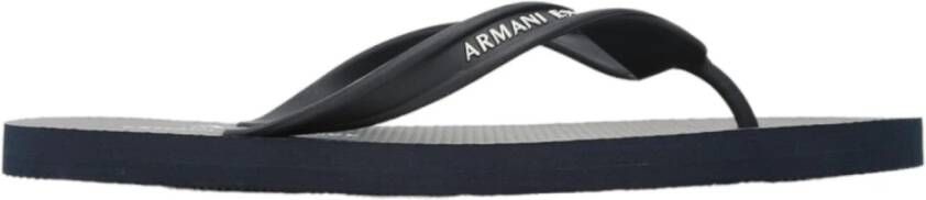 Armani Exchange Flip Flops Blauw Heren
