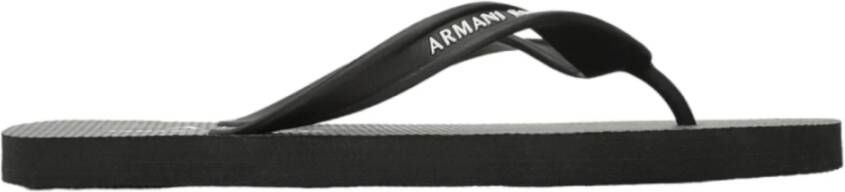 Armani Exchange Flip Flops Zwart Heren