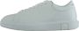 Armani Exchange Witte Leren Sneakers Lente Zomer Collectie White Heren - Thumbnail 12
