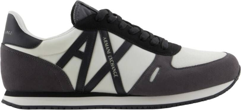 Armani Exchange Heren Sneaker Zwart-Wit Mix