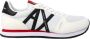 Armani Exchange Heren Sneakers Micro Suede White Heren - Thumbnail 1