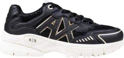 Armani Exchange Heren Sneakers Zwart Herfst Winter Stijl