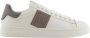 Armani Exchange Elegante Tortora Leren Sneakers Lente Zomer - Thumbnail 1