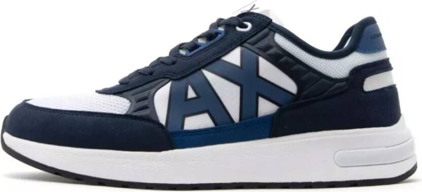 Armani Exchange Laced Shoes Blauw Heren