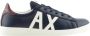 Armani Exchange Blauwe Leren Sneakers Blue Dames - Thumbnail 1