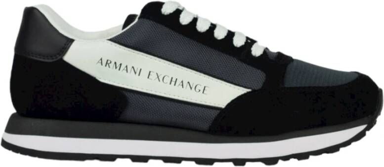 Armani Exchange Sneakers met labelprint model 'ENGLISH' - Foto 5