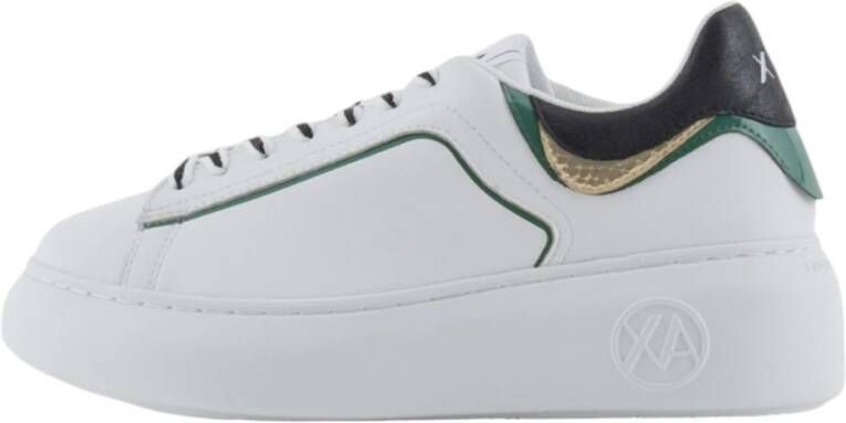 Armani Exchange Lage Top Sneakers White Dames