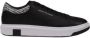 Armani Exchange Leren Sneaker Heren Herfst Winter Collectie Black Heren - Thumbnail 8