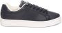 Armani Exchange Leren Sneakers met Logo Detail Blue Heren - Thumbnail 1