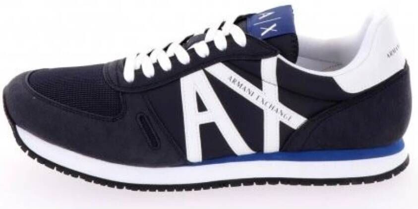 Armani Exchange Zwarte en witte hardloopschoenen Xux017 Xcc68 K489 Black Heren - Foto 11