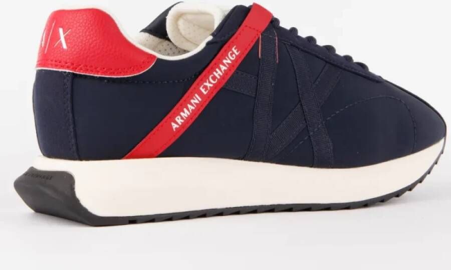 Armani Exchange Navy Blauwe Urban Sneakers