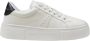 Armani Exchange Polyester Dames Sneakers Collectie White Dames - Thumbnail 2