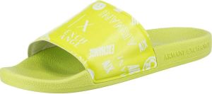 Armani Exchange Slippers Groen Dames