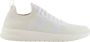Armani Exchange Witte Gebreide Sportieve Sneakers White Heren - Thumbnail 1