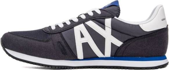 Armani Exchange Sneakers Blauw Heren