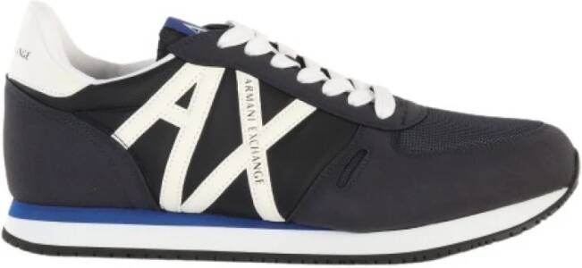 Armani Exchange Zwarte en witte hardloopschoenen Xux017 Xcc68 K489 Black Heren - Foto 17