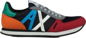 Armani Exchange Retro sneaker met mesh details