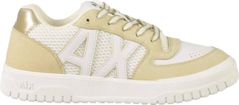 Armani Exchange Sneakers met 50% rubberen zool Yellow Dames