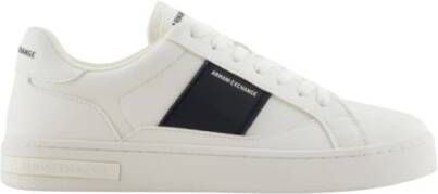 Armani Exchange Witte Vetersneakers Lente Zomer White Heren - Foto 3