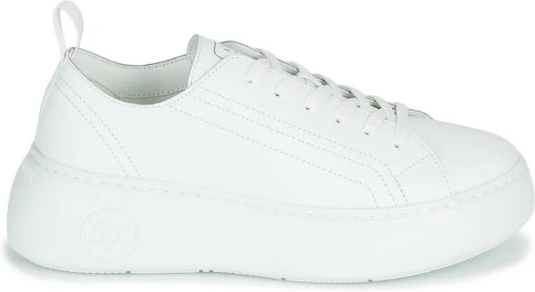 Armani Exchange Witte Sneakers voor Dames met Rubberen Zool Wit Dames - Foto 5