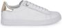 Emporio Armani EA7 Witte leren sneakers met adelaarslogo White Dames - Thumbnail 9
