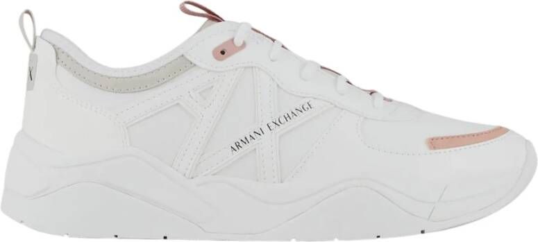 Armani Exchange Prachtige witte veterschoenen White Dames